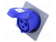 Connector: AC supply 3-phase; socket; female; PIN: 3; 32A; IP&S AMPHENOL
