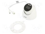 Camera: CCTV IP; Kind of camera: twistable; 2Mpx; Angle: 104°; IP67 DAHUA