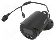 Camera: CCTV IP; Kind of camera: compact; 8Mpx; Angle: 111°; black DAHUA