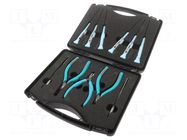 Kit: pliers and screwdrivers; case; 11pcs. WELLER