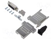 Connector: D-Sub; PIN: 15; plug; female; soldering; for cable; black ENCITECH