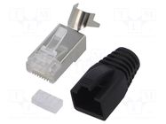 Connector: RJ45; plug; PIN: 8; Cat: 6a; shielded,with strain relief MH CONNECTORS