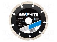 Cutting diamond wheel; Ø: 125mm; Øhole: 22.2mm; Disc thick: 2.2mm GRAPHITE