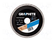 Cutting diamond wheel; Ø: 125mm; Øhole: 22.2mm; Disc thick: 2.2mm GRAPHITE