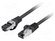 Patch cord; RJ45 plug,both sides; S/FTP; Cat 8.1; stranded; Cu LANBERG