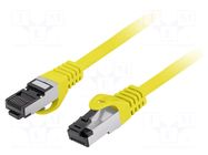Patch cord; RJ45 plug,both sides; S/FTP; Cat 8.1; stranded; Cu; 5m LANBERG