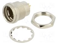 Connector: circular; socket; male; HR25; 1A; PIN: 6; straight; 30VAC HIROSE