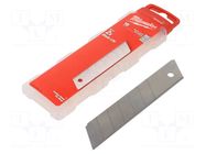 Blade; universal; 25mm; 10pcs. Milwaukee