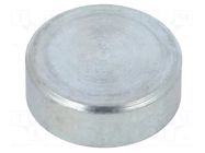 Magnet: permanent; samarium, cobalt; 40N; Ø: 13mm; H: 4.5mm; steel ELESA+GANTER