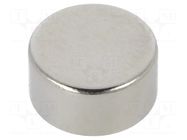 Magnet: permanent; neodymium; 21N; Ø: 10mm; H: 5mm ELESA+GANTER