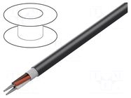 Wire; unshielded; 300V; 30m; Cu; stranded; black; 100ft BELDEN