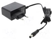 Power supply: switching; mains,plug-in; 12VDC; 1A; 12W; 84% ESPE