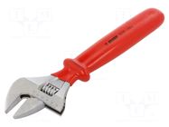 Wrench; insulated,adjustable; 390mm; Max jaw capacity: 50mm UNIOR