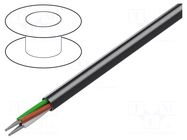 Wire; 4x18AWG; unshielded; 300V; 30m; Cu; stranded; chrome; CPR: Eca BELDEN