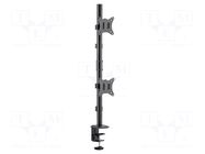Holder; 9kg; 17÷32"; Standard: 75x75mm,100x100mm; monitor x2 GEMBIRD