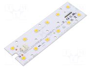 LED strip; W: 45mm; L: 146mm; No.of diodes: 12; CRImin: 70; 3000K PHILIPS