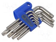 Wrench-set; Torx®; 9pcs. KING TONY