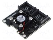 Multiadapter; analog,GPIO,I2C,PWM,SPI,UART; Raspberry Pi 5 MIKROE