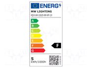 LED tape; white neutral; 2835; LED/m: 120; 8mm; IP64; 120°; 9.6W/m POS