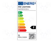 LED; white; 7000K; 720mW; 72lm; IP67; 140°; No.of diodes: 3; -25÷55°C POS