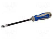 Screwdriver; with flexible shaft; 6-angles socket; HEX 6mm IRIMO