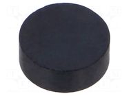 Magnet: permanent; hard ferrite; 2.5N; Ø: 10.7mm; H: 4mm ELESA+GANTER