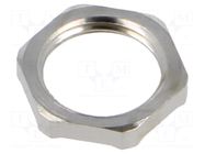 Nut; with earthing; M16; brass; 19mm; Thread: metric; Pitch: 1.5 HELUKABEL