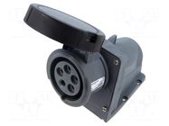 Connector: AC supply 3-phase; socket; female; PIN: 5; 20A; IP&S AMPHENOL