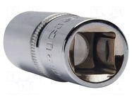 Socket; 12-angles,socket spanner; 19mm; 1/2"; Plating: chromium IRIMO