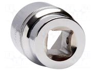Socket; 6-angles,socket spanner; HEX 19mm; 3/4" IRIMO