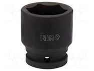 Socket; 6-angles,socket spanner,impact; HEX 19mm; 3/4" IRIMO