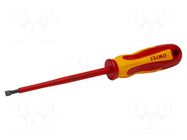 Screwdriver; insulated; slot; 5.5x1mm; Blade length: 125mm IRIMO