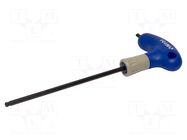 Screwdriver: standard; hex key,spherical; HEX 4mm IRIMO