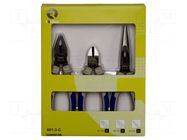 Kit: pliers; side,universal,elongated; 3pcs. IRIMO