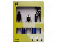 Kit: pliers; side,adjustable,universal; 3pcs. IRIMO