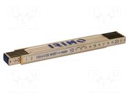 Folding ruler; L: 2m; Width: 10mm IRIMO