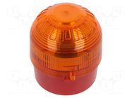 Signaller: lighting; flashing light; red; Sonos; 110/230VAC; IP65 KLAXON SIGNALS