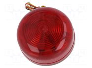 Signaller: lighting; flashing light; white; Flashguard; 11÷35VDC KLAXON SIGNALS