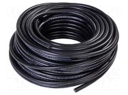 Protective tube; galvanised steel; black; Øint: 12.6mm; IP67 ANAMET EUROPE