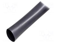 Heat shrink sleeve; glued; 4: 1; 24mm; black; polyolefine; reel TE Connectivity