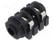 Connector: Jack 6,3mm; socket; mono,with on/off switch; ways: 2 REAN