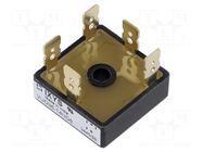 Bridge rectifier: three-phase; Urmax: 1.4kV; If: 27A; Ifsm: 550A IXYS