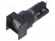 Switch: body; 16mm; Stabl.pos: 1; NC x2 + NO x2; 51; Pos: 2; Ø16.2mm EAO