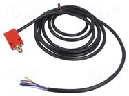 Limit switch; transversal metal roller Ø10mm; NO + NC; 10A; 3m CROUZET