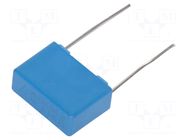 Capacitor: polyester; 0.1uF; 200VAC; 630VDC; 15mm; ±10%; THT EPCOS