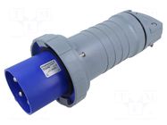 Connector: AC supply 3-phase; plug; male; PIN: 4; 125A; 250V; IP&S AMPHENOL