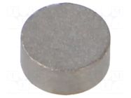 Magnet: permanent; samarium, cobalt; 6N; Ø: 7mm; H: 3mm ELESA+GANTER