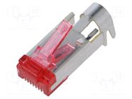 Connector: RJ45; plug; TM21P; PIN: 8; Cat: 5e; 8p8c; 25AWG÷24AWG; IDC HIROSE