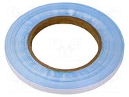 Tape: heat transfer; W: 9mm; L: 25m; Thk: 0.25mm; 0.6W/mK; white 3M