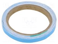 Tape: heat transfer; W: 9mm; L: 5m; Thk: 0.25mm; 0.6W/mK; white 3M